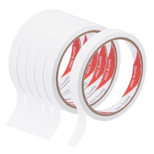Unique Bargains Cotton Paper Double-Sided Adhesive Tape for DIY Arts Crafts 10 Rolls - 1 of 3