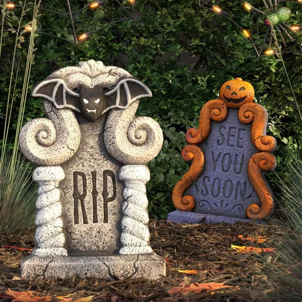Halloween tombstones from $10