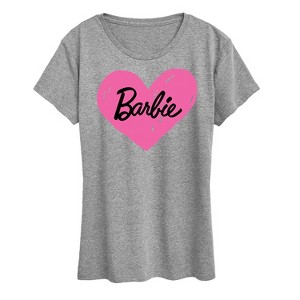 Women's - Barbie - Hand Painted Heart Short Sleeve Graphic T-Shirt - 1 of 4