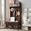 NicBex 68.90"H Modern Hall Tree with Storage for Living Room - 4 of 4