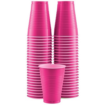 Hefty Pink Disposable Party On! Plastic Cups