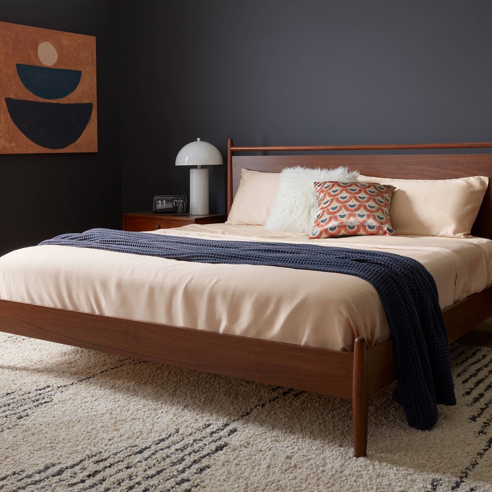 Photos - Bed Linen Tempur-Pedic Queen 400 Thread Count Cool Luxury Sheet Set Beige