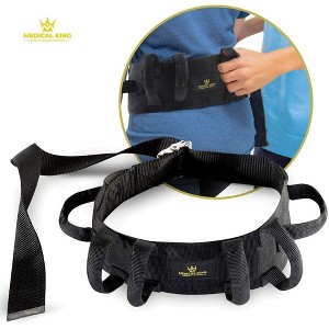 Transfer Belt Fle to unlock - 50" holds up 500 LBS - Gait Belt With 6 Handles, Great Lift Belt for Elderly, Therapy and Handicap - MedicalKingusa - 1 of 4