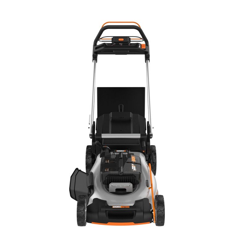 Worx Nitro WG761 80V 21" Cordless Self-Propelled Lawn Mower with Brushless Motor & Rear Wheel Drive  (4) Batteries & Charger Included, 6 of 8