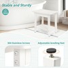 Arceso HDPE Shower Bench Stool, 16 Inch Waterproof Shower Seat for Inside Shower, Shower Stools for Shaving Legs with Storage Shelf for Bathroom - 4 of 4