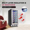 EUHOMY 15-Inch Under-Counter Wine Refrigerator-Single Zone with Digital Temperature Control - 4 of 4