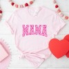 Simply Sage Market Mama Pink Hearts Short Sleeve Graphic Tee - 3 of 4