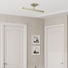 Livex Lighting Monaco 2 - Light Semi-Flush Mount in  Antique Brass - 2 of 4