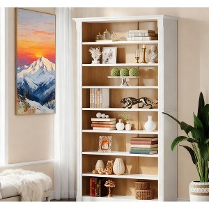 Gulches 70.9" Tall Modern Bookcase, 8-Tier Freestanding Display Shelf - 1 of 4