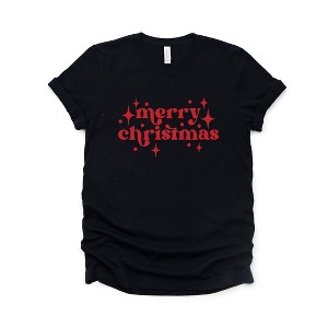 Simply Sage Market Women's Whimsical Merry Christmas Short Sleeve Graphic Tee - 1 of 4