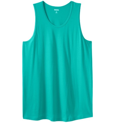 Kingsize Men's Big & Tall Shrink-less™ Lightweight Longer-length Tank ...