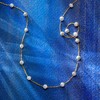 Pure Collection by Ross-Simons 3-3.5mm Cultured Pearl Station Necklace in 14kt Yellow Gold - 4 of 4