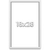 PosterPalooza | Slim Profile White Picture Frame - UV Acrylic, Foam Board Backing, Hanging Hardware - 2 of 4