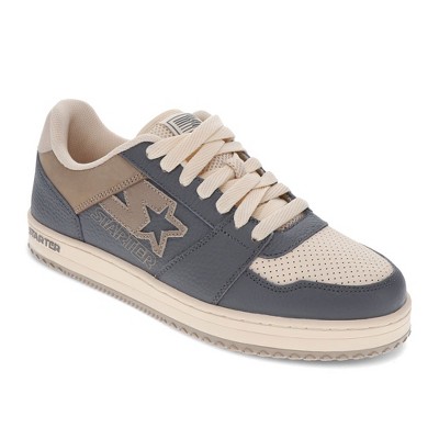 Starter Mens LFS 1 Vintage Genuine Leather Casual Lace-Up Sneaker Shoe
