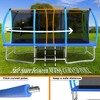 Jump Into Fun 10X16FT Outdoor Yard Trampolines Rectangle Recreational Trampoline With Net and Ladder For Children and Adults - 3 of 4
