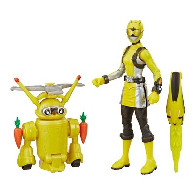 Power Rangers Beast Morphers Yellow Ranger and Morphin Jax Beastbot