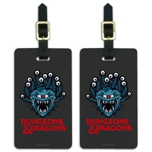 Dungeons And Dragons Beholder Luggage ID Tags Set of 2 - 1 of 4