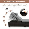 Jojoka 2pc Outdoor Chaise Lounge Chairs, PE Rattan Pool Loungers with Cushions, 5-Position Adjustable Backrest, Cup Holder, for Patio, Deck, Garden - 3 of 4