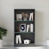 Fontoi Kid Bookshelf, Adjustable Shelves with 3-Tier Open Storage, Modern Bookshelf for Home Office Living Room, Gray, 11.6"*24.4"*44.1" - 4 of 4