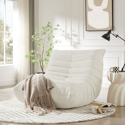 NicBex Large Bean Bag Chair for Adults Plush Foam Lounger Sofa Single Sofa for Living Room, Apartment or Game Room