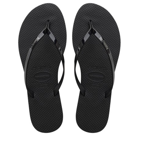 Women's Cali Flip Flop Sandals - Shade & Shore™ Black 9 : Target