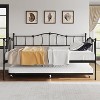 Acekool Twin Daybed - Heart Headboard & Trundle - 4 of 4