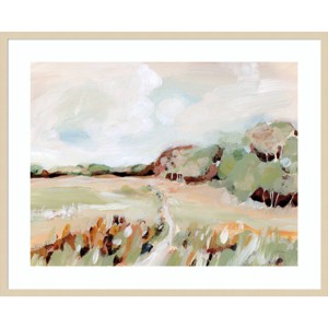41"x33" Autumn Breeze by Katrina Pete Wood Framed Wall Art Print Brown - Amanti Art - 1 of 4