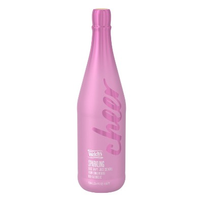 Welch's Sparkling Rose Cocktail Juice - 25.4 fl oz Glass Bottle