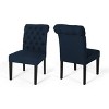 NicBex Scroll Back Upholstered Tufted Dining Chairs,Modern Mid-Century Style Accent Chairs for Dining Room,Set of 2 - 3 of 4