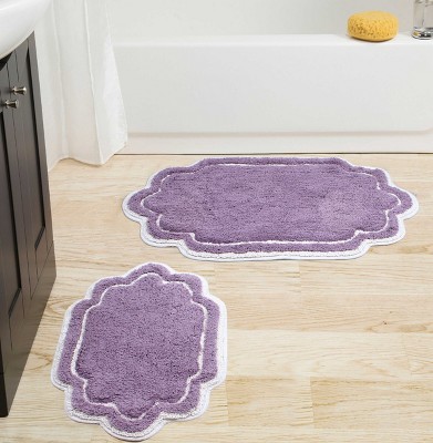 Allure Collection Cotton Tufted Set of 2 Bath Rug Set - Home Weavers