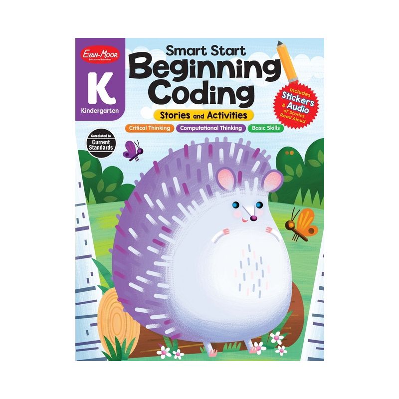 Smart Start: Beginning Coding Stories and Activities, Kindergarten Workbook - by  Evan-Moor Educational Publishers (Paperback), 1 of 2