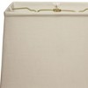 Vynxaria Slant Rectangle Lampshades 9x16x11x18 Inches, Softback Vanilla - 2 of 4