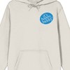 It's Happy Bunny Cute But Crazy Long Sleeve Sand Adult Hooded Sweatshirt - 3 of 4