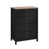 Cottage Road 4 Drawer Chest Raven Oak - Sauder: Smooth Metal Runners, Lintel Oak Accent, MDF - 2 of 4