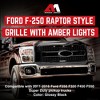 AMERICAN MODIFIED Front Grille for 2011-2016 Ford F250/350/450/550 - 2 of 4