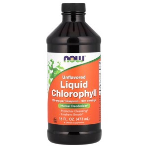 NOW Foods Liquid Chlorophyll, Unflavored, 16 fl oz (473 ml) - 1 of 2