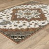 Captiv8e Designs Kennedy Traditional Star Medallion Rust/Ivory Rug - 3 of 4