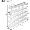 Acekool 5-Tier Industrial Bookshelf, Open Bookcase with Metal Frame, Vintage Storage Shelves for Living Room, Home Office, Black - 2 of 4