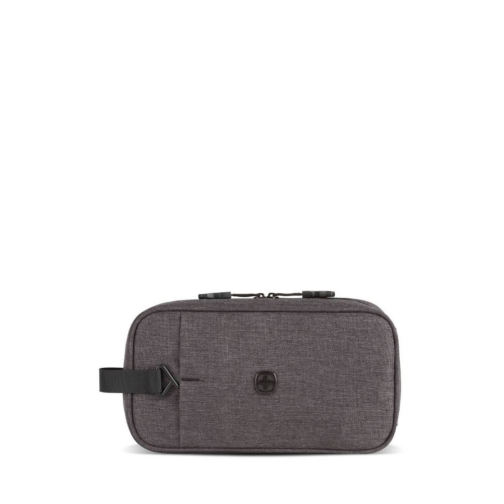 Photos - Travel Accessory Swiss Gear SWISSGEAR Convertible Handle Hanging Dopp Bag Accessory - Heather Gray 