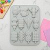 Unique Bargains Chocolate Mould 11-Cavity Seafood BBQ Candy Mould Hand Wash 6.93"x5.28"x0.59" 1 Pc - 2 of 4