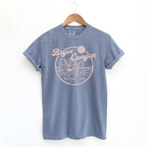 Simply Sage Market Women's Vintage Bryce Canyon National Park Short Sleeve Garment Dyed Tee - 1 of 2