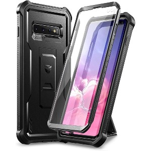 Dexnor for Samsung Galaxy S10+ Plus Case, [Built in Screen Protector and Kickstand] Military Grade Protection Shockproof Protective Cover - 1 of 3