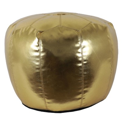 leather pouf target