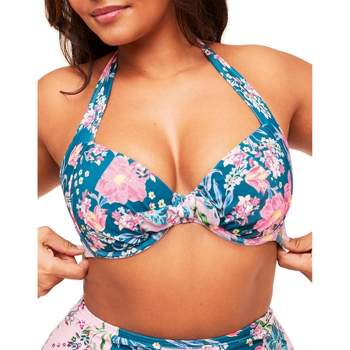 Elomi Women's Plus Size Kotiya Crop Underwire Bikini Top - Es800906 : Target