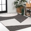 JONATHAN Y Lucian Modern Geometric Abstract Two-Tone Indoor/Outdoor Area Rug - 2 of 4