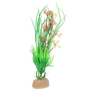 Unique Bargains Fish Tank Aquarium Decorations Plastic Plants 5.12" - 1 of 4