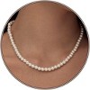 HTUTWOO Pearl Necklace 4MM/6MM/8MM Dainty Round Imitation Pearl Choker Necklace Wedding Pearl Necklace Delicate Jewelry for Women - 4 of 4