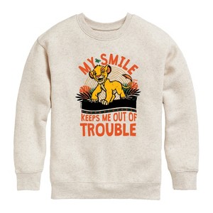 Boys' - Disney - The Lion King Graphic Long Sleeve Fleece Sweatshirt - 1 of 3