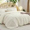 2-3 Pcs Tufted Boho Comforter Set Bed Set GentleSoft Farmhouse Shabby Chic Embroidery Bedding - 2 of 4