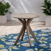 NicBex Outdoor End Table Modern Outdoor Side Table, Wood Patio End Table Small Table Outdoor Coffee Table for Backyard, Balcony, Porch - 4 of 4